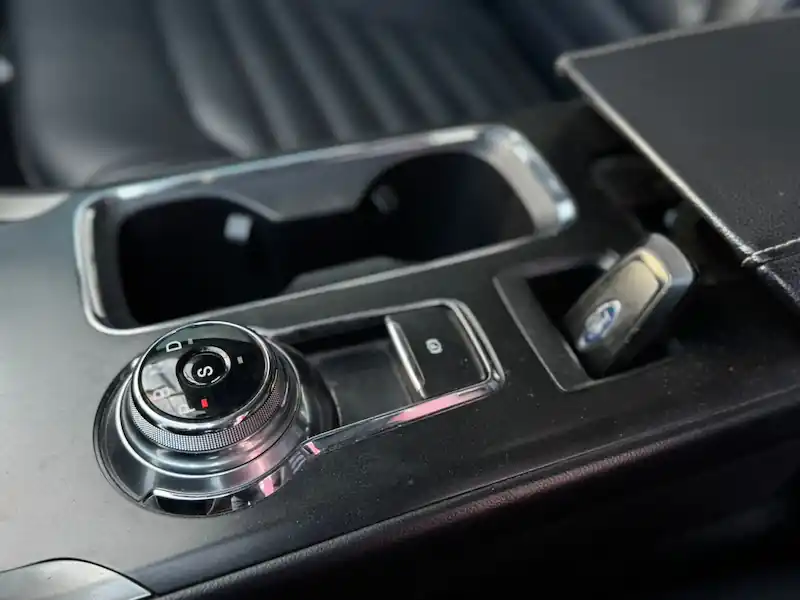 Detalle interior de vehículo